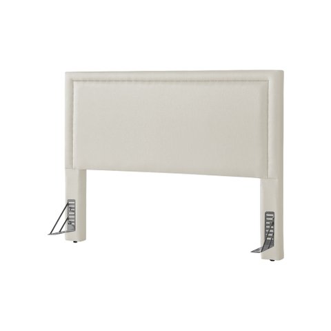 Cabeceira Cama Box Queen 1,60m Estofada Aruba Linho Crú