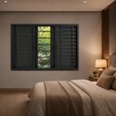 Ver imagem 1 de Janela Veneziana 6 Folhas com Grade Alumínio 150x100cm Preto