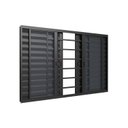 Ver imagem 4 de Janela Veneziana 6 Folhas com Grade Alumínio 150x100cm Preto