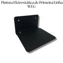 Ver imagem 6 de Kit 4 Suportes de Parede Metálicos Reforçados Aço Livros Decoração Moderna Versátil
