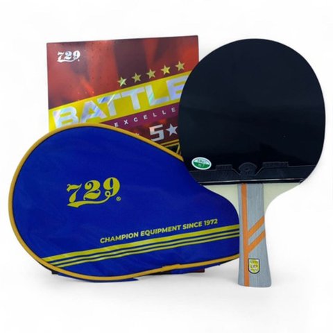 Raquete de Ping Pong Equilibrada Confortavel Versatil Esporte Recreação Tenis de Mesa 5 Estrelas Pro