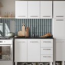 Ver imagem 2 de Gabinete Aço Novo Venus 1,17 Metros Branco para Pias de 1,20 Metros - P103619 - Cozimax Gabinete Aço