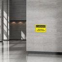 Ver imagem 6 de Placa de Sinalização Cuidado Máquinas Trabalhando em Pvc