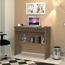 Ver imagem 1 de Escrivaninha Home Office Vitória com Gaveta e Prateleira