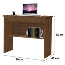 Ver imagem 4 de Escrivaninha Home Office Vitória com Gaveta e Prateleira