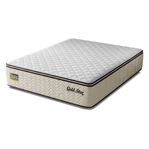 Colchão King Molas Ensacadas Gold Star 193x203x38cm Hellen - Suporta até 120 kg por Pessoa