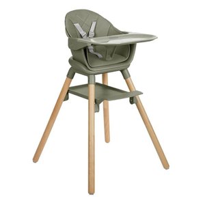 Cadeira Refeicao 6 em 1 Woody Army Green (verde) - Kikka Boo