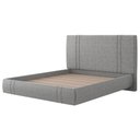 Ver imagem 7 de Cama Casal Flutuante com Cabeceira 140cm Astra S04 Linho Cinza - Lyam Decor