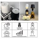 Ver imagem 5 de Luminaria Mesa Abajur Garrafa Led Iluminaçao Decoraçao Escrivaninha 3 Tons Ajustaveis Quarto Sala Es
