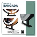 Ver imagem 7 de Espelho Redondo Simples Iluminação e Suporte Bancada 80cm