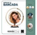 Ver imagem 5 de Espelho Redondo Simples Iluminação e Suporte Bancada 80cm