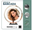 Ver imagem 6 de Espelho Redondo Simples Iluminação e Suporte Bancada 80cm