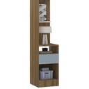 Ver imagem 5 de Guarda Roupa Casal Modulado Cp01 Delphi Avelã/grey L01 - Mpozenato