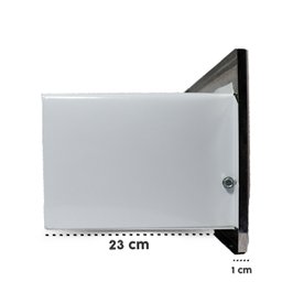 Caixa De Correio Inox - 23 CM: Inox - 4