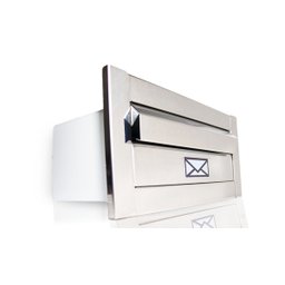 Caixa De Correio Inox - 23 CM: Inox - 1