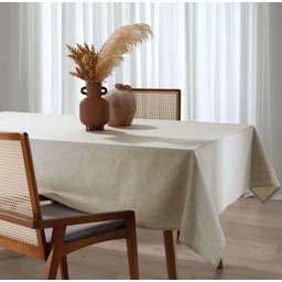 Toalha de Mesa Retangular Clean Linhares 6 Lugares Dohler - 1