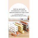 Ver imagem 6 de Porta Ovos Organizador Geladeira Dispenser Kit 2 Unidades Branco