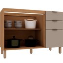 Ver imagem 2 de Balcão de Pia Vitra 120cm com 2 Portas Luciane