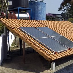 Kit de Aquecimento Solar 2 Placas solares e Reservatório com capacidade 400 Litros Ouro Fino - 6