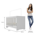 Ver imagem 4 de Quarto de Bebe Cômoda 4 Gavetas 2 Portas com Berço Espresso Moveis