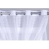 Cortina de Cozinha Branca de Voil Duplo + Laço Amarri - 3