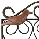 Ver mais imagens de Cabide Artesanal Em Ferro Com Passarinhos Em Madeira Rústica Libertas Rosas Artesanato Modelo 1