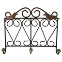 Ver imagem 1 de Cabide Artesanal Em Ferro Com Passarinhos Em Madeira Rústica Libertas Rosas Artesanato Modelo 1