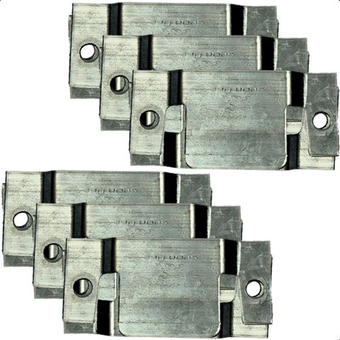 6 Pares Conector Cabeceira Sofá Painel Tvs União Encaixe Aço Galvanizado