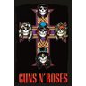 Placa quadro decorativo A5 - 15 x 21 Guns n Roses - 1