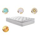 Ver imagem 3 de Colchão Solteiro Cama Inbox Molas Ensacadas 88x188 Confort Snow