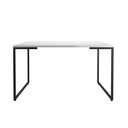 Ver imagem 2 de Conjunto Mesa Minimalista e Estante Ártemis Branco Preto