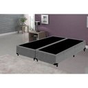 Ver imagem 2 de Cama Box Casal Bipartido NK Camas Suede Cinza 40x138x188