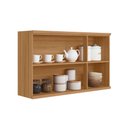 Ver imagem 4 de Armário de Cozinha Modulado Selene C/ 3 Portas 120cm Jequitiba/off White Fosco - Linea Brasil