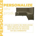 Ver imagem 7 de Kit Canto Alemão Liso para Casa Cozinha 1,25x1,60m Veludo Marrom Sofa Store