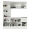Armário de Cozinha Compacta 100% MDF 170 cm Branco Smart Madesa 01 - 6