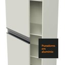 Ver mais imagens de Armário de Cozinha Compacta 100% MDF 170 cm Branco Smart Madesa 01