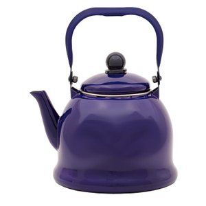 Chaleira Esmaltada Ágata Vintage 1.7l Vermelha Branca ou