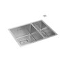 Cuba para Cozinha Retângular Dupla Wish Inox 57,5x44cm - Deca Deca Cubas Inox - 1