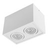 Plafon Spot Sobrepor Box Branco P/ 2x Par20 Orluce St2756 - 1