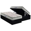 Ver imagem 1 de Cama Box Baú Solteiro: Colchão Espuma D33 D Angelis Anjos Orthosono One Face + Base Crc Suede