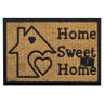 Capacho de Porta Fibra de Coco e Borracha 40x60cm - Rio Home Sweet - 1
