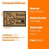 Capacho de Porta Fibra de Coco e Borracha 40x60cm - Rio Home Sweet - 8