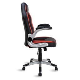 Cadeira Gamer Vermelho e Preto Healer Creed Giratória - 3