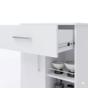 Ver imagem 6 de Balcão Fruteira para Micro-ondas 1 Porta 1 Gaveta com Rodízios Branco