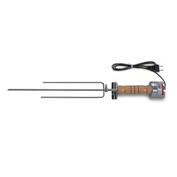 3 Espetos Giratórios Flex Tridente Churrasco Reguláveis 110V Elétricos - 1