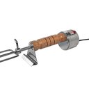 Ver imagem 2 de 3 Espetos Giratórios Flex Tridente Churrasco Reguláveis 110v Elétricos