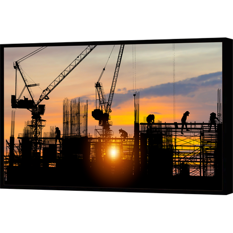 Quadro Decorativo Canvas com Moldura Filete Arquitetura Engenharia Gg