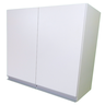 Armário Aéreo 70cm Lavanderia 2 Portas de Parede Montado Cor:branco - 1