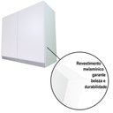 Ver imagem 3 de Armário Aéreo 70cm Lavanderia 2 Portas de Parede Montado Cor:branco