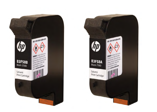 Cartucho Datador Solvent Print Hp B3f58b 2580 Tij Thermal Inkjet - 3